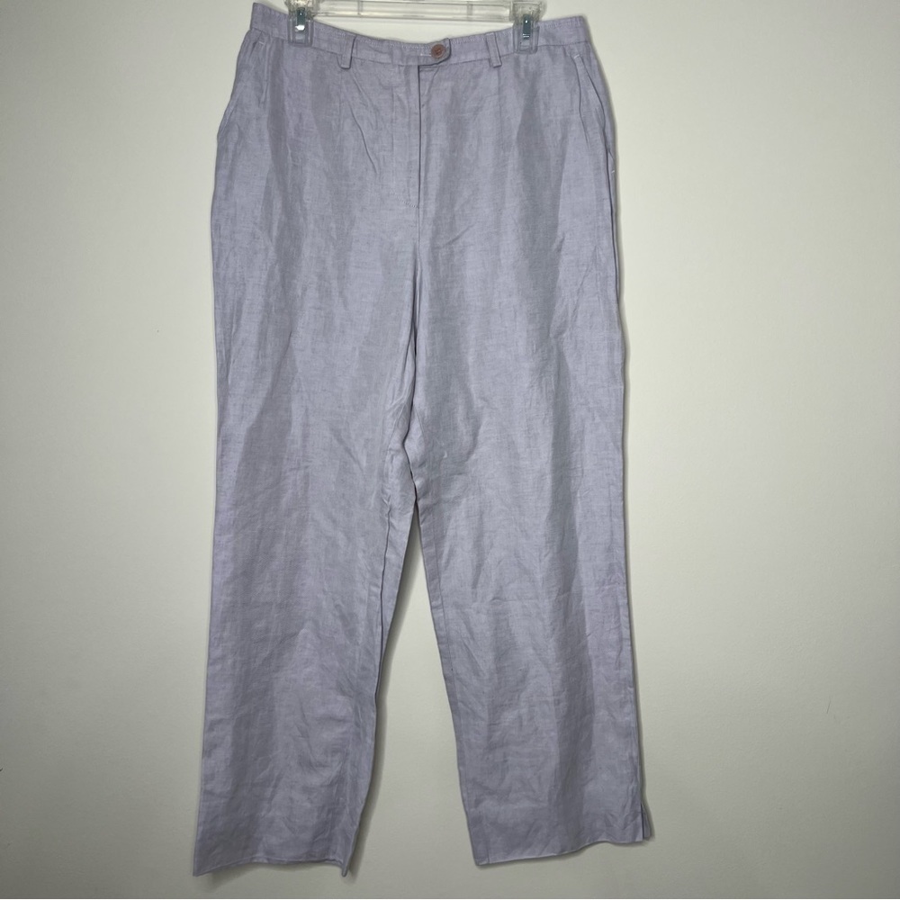! Louis Féraud  linen wide leg pants.